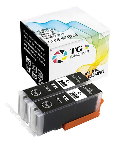 Tg Imaging - Cartucho De Tinta Compatible Para Canon Pgi280.