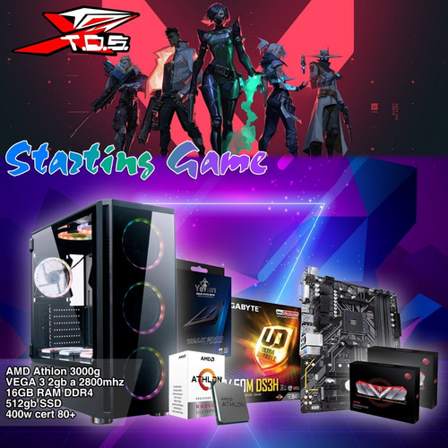 Computadora Gamer Start Amd Tdsxtreme, Igpu Radeon 2gb