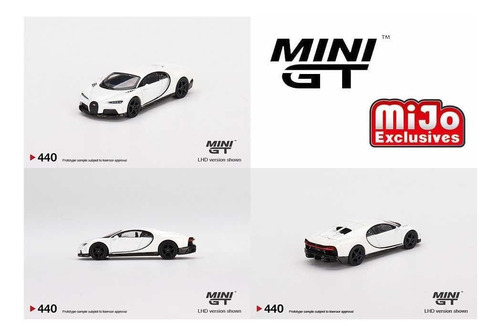 Mini Gt Bugatti Chiron Super Sport White # 440 Mijo Ex 1/64
