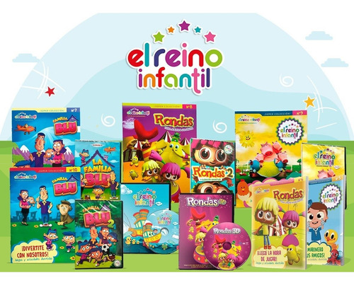 Clarín El Reino Infantil Set De 6 Dvd's