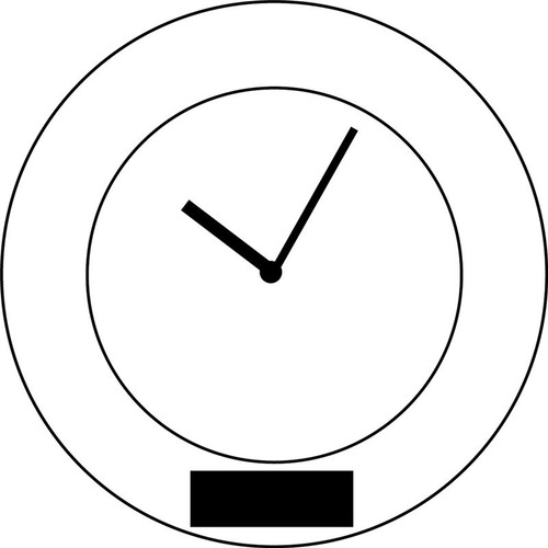 Reloj Pared Moderno Grande Metálico Aluminio R89