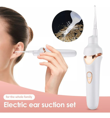 D Limpador De Ouvido Elétrico Com Sucção