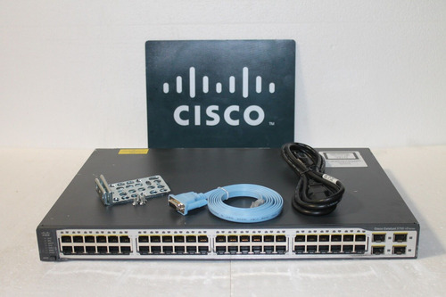 Cisco 3750 V2 48ts Ws-c3750v2-48ts-e 48 Port Catalyst Sw Cce