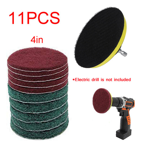 Cepillo De Limpieza De 11 Piezas, Power Drill Cleaning Brush