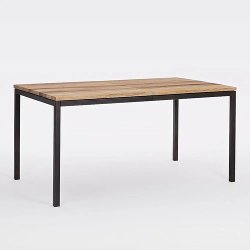 Mesa De Comedor En Hierro Y Madera De 120 De Largo