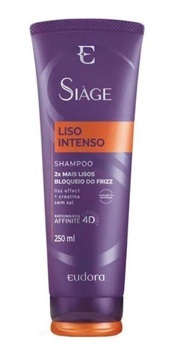 Eudora Siáge Liso Intenso 4d Shampoo 250ml