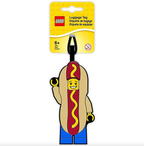 Etiqueta Para Equipaje Lego Hot Dog