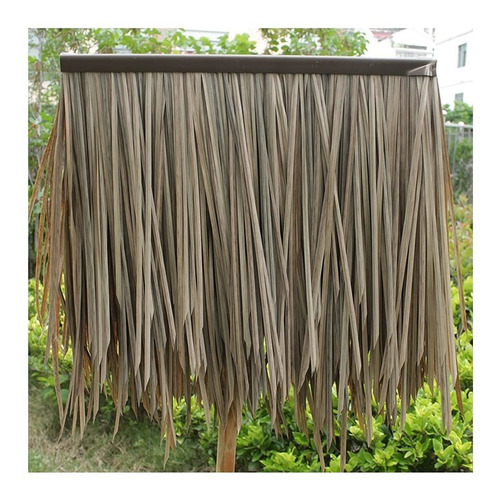 Palm Thatch Artificial Plastic Tile Pvc Fur Straw Fake Bed :