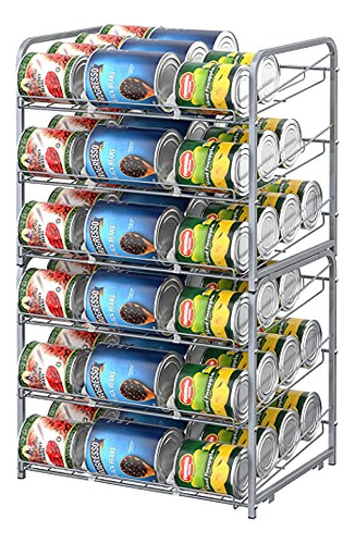 Organizador De Latas Para Despensa, 72 Latas, Apilable,