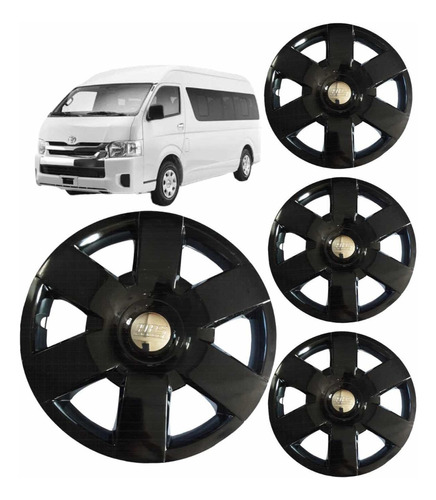 Tapones Tapas Tipo Original Toyota Hice Negro  Rin 15 !!!