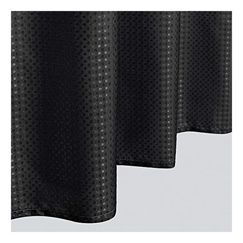 Cortinas D/ducha Mrs.naturall C/degradado - Negro/blanco