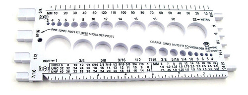 Calibrador De Roscas, Tornillo, Tuerca, Práctico Calibre