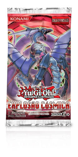 Card Yu-gi-oh! Explosão Cósmica - Booster Avulso - Yugioh