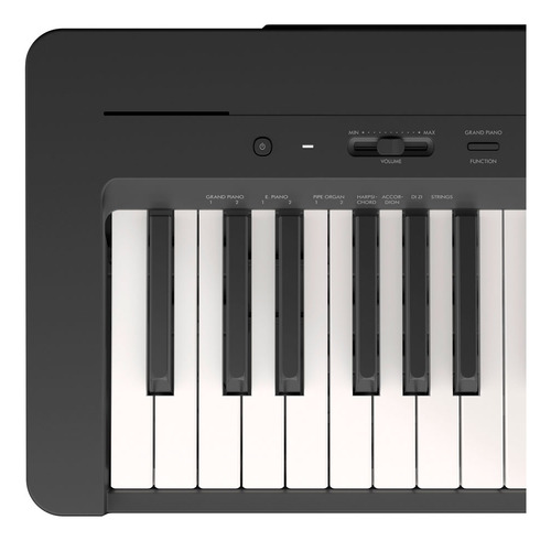 Piano Digital Yamaha P145 Preto Com Fonte E Pedal Preto