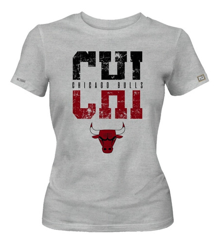 Camiseta Chicago Bulls Basquet Basketball Dama Mujer Ikrd