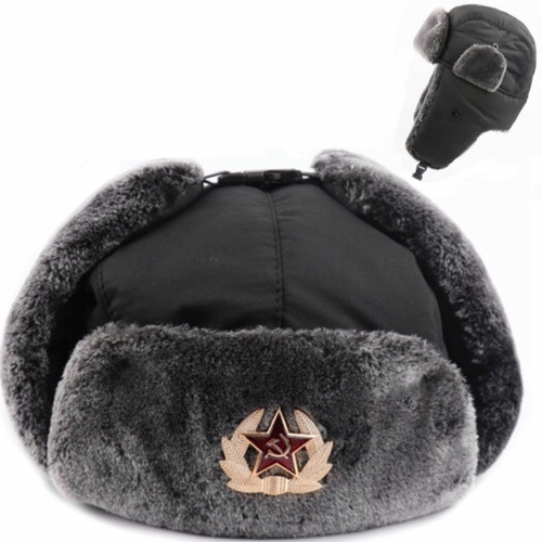 Ushanka Gorro Ruso Aviador Soviético Ski Cazador Impermeabl 