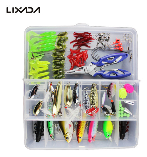 Ganchos Hard Lures Fishing Vib Box Con Juego De Aparejos Dur