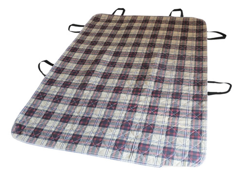 Colchoneta De Posicionamiento Con Asas Plaid Caki 90x150cm