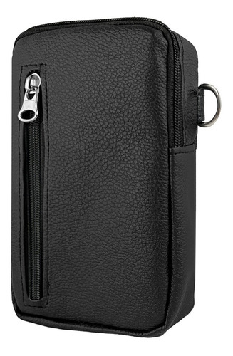 Imagen 4 de 5 de Cartera Porta Celular Bandolera Morral Regulable Eco Cuero