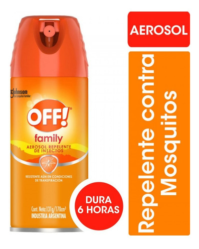 Off!  Family Repelente Para Mosquitos Aerosol 170cc