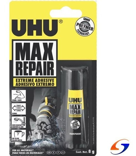 Adhesivo Uhu Max Repair 8g. Serviciopapelero