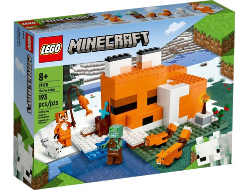 Lego Minecraft El Refugio Zorro 193/pzs Oferta Unica   