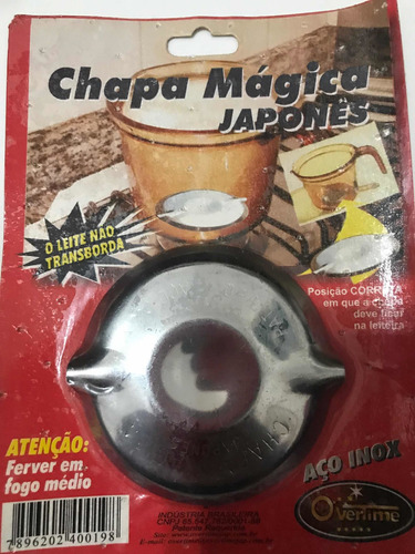 Chapa Para Ferver Leite E Não Deixar Transbordar Aço Inox