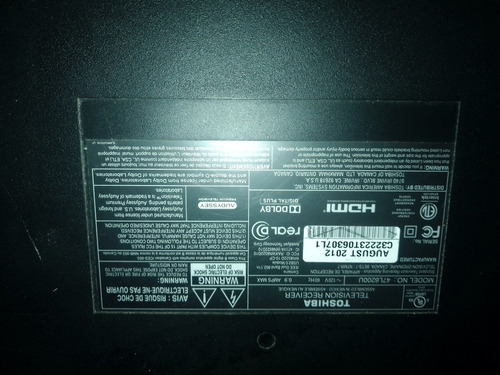 Imagen 2 de 3 de Televisión Toshiba 47 Para Repuesto