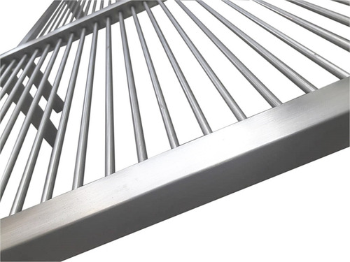 Parrilla De Acero Inoxidable 70 X 50cm Calidad Premium