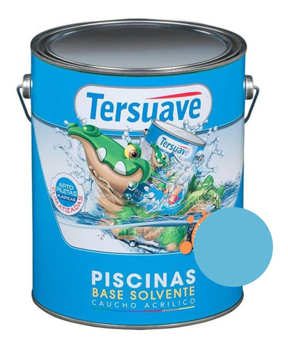 Pintura Para Piletas Base Solvente 4l Tersuave