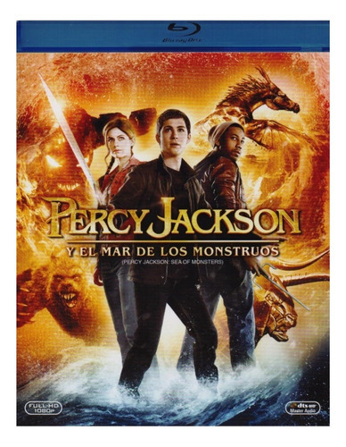 Percy Jackson Y El Mar De Los Monstruos Pelicula Blu-ray