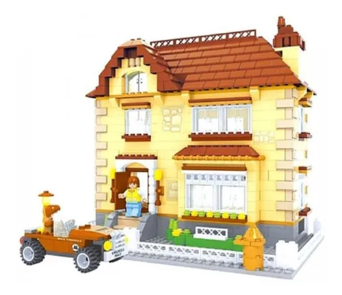 Juguete Casa En Bloques Marca Ausini 24902