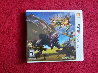 Monster Hunter 4 Ultimate Juego Nintendo 3ds Completo