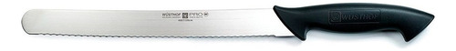 Cuchillo Rebanador Para Pan 28 Cm. Wusthof Color Plateado