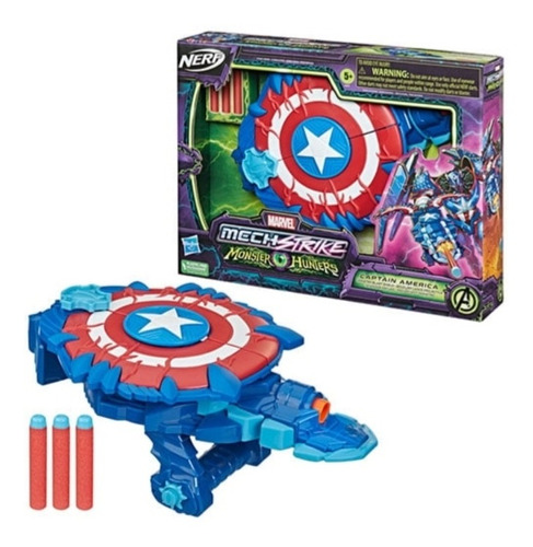 Lanzador Avengers Mech Strike Monster Hunters Escudo Capitán