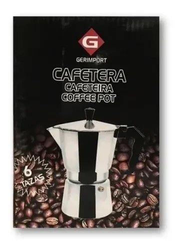 Cafetera Italiana Aluminio 6 Tazas Cocina Tetera