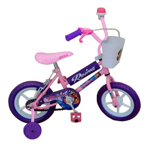 Bicicleta Infantil Niña Rodado 12 Nena Ruedaitas De Apoyo