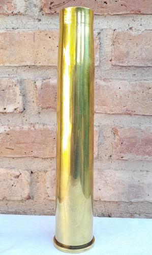 Vaina De Cañon De Artilleria De Bronce Año 75 (Usado)