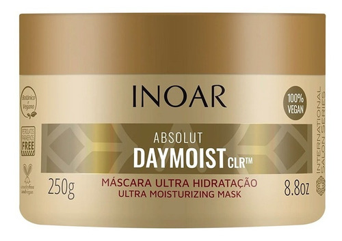 Máscara Daymoist Absolut Inoar 250gr Ultra Hidratación