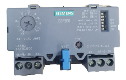 Relevador De Sobrecarga Siemens 3ub8123-4dw2 5.5-22a