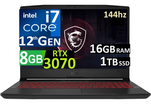 Laptop Msi Gl66 Pulse Ci7 11800h 16gb 1tb Ssd Rtx3070 8gb