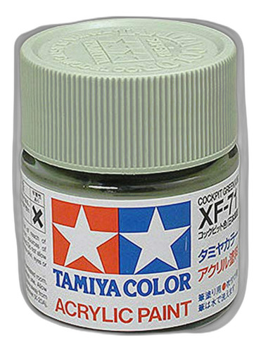 Pintura Acrílica Xf71 Verde Cabina Tamiya.