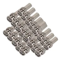Comprar 100 Conectores Bnc Macho De Enroscar Siames Coaxial Rg59 