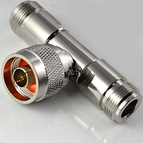 Enchufe Macho Tipo N 2 Conector Hembra Triple T Rf Adaptador