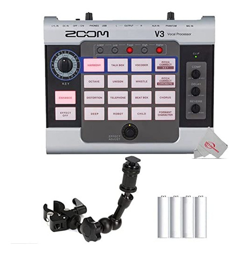 Procesador Vocal Zoom V3 + Montura Zoom Hrm-7 (7puLG), Para