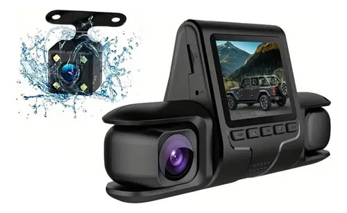 Cámara Dvr De Coche Con 3 Lentes De Cámara, Cámara Dvr De Do