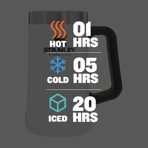 Imagen 5 de 8 de Stanley Adventure Big Grip - Taza De Cerveza De Inoxidabe