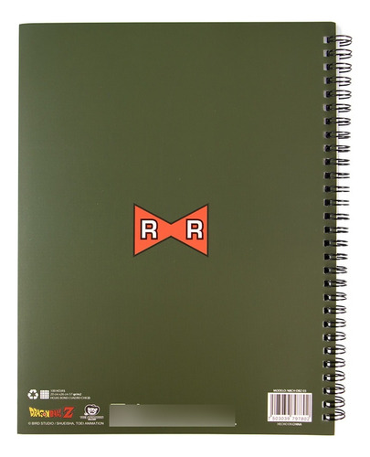 Libretas Dragon Ball Z Profesionales De Rayas Geek Industry Color Verde