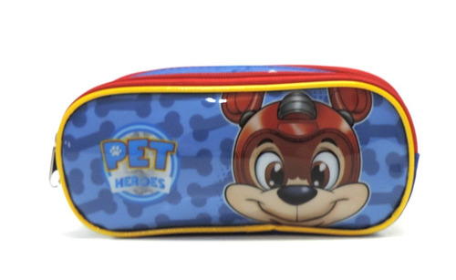 Imagem 9 de 10 de Kit Mochila Patrulha Canina Super Dog Rodinhas G Seanite