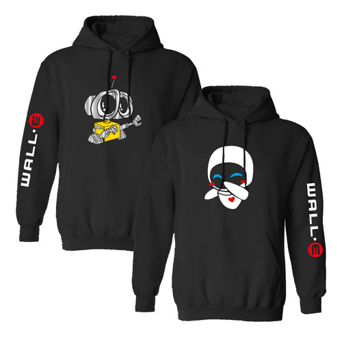 Paquete 2 Sudaderas Para Parejas: Wall-e Y Eva